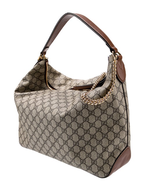 Gucci GG Supreme Large Linea Hobo