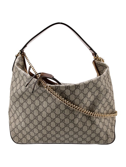 Gucci GG Supreme Large Linea Hobo