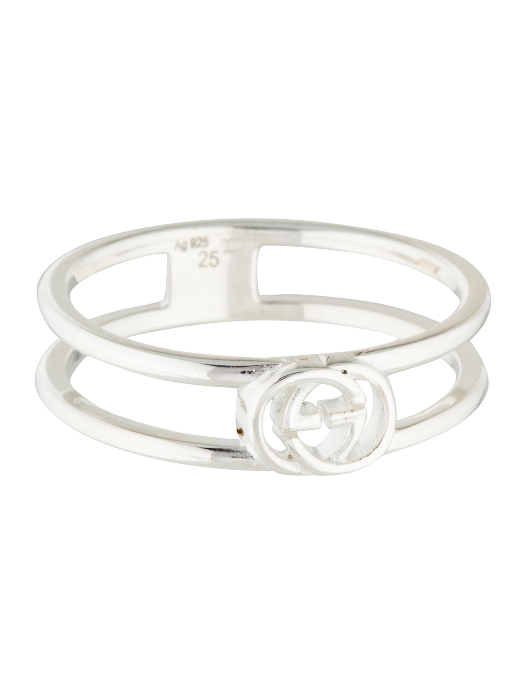 gucci interlocking g thin open band