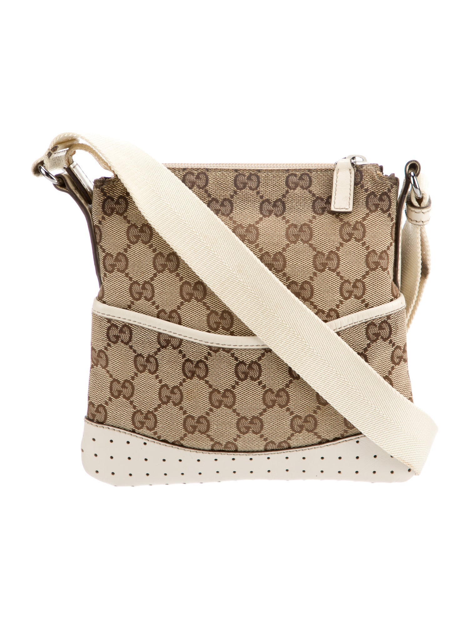 Gucci GG Crystal Messenger Bag Brown Crossbody Bags, Handbags GUC1448532 The RealReal