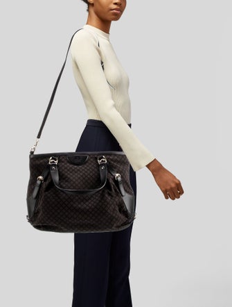 Gucci Medium Horizontal Diamante Tote