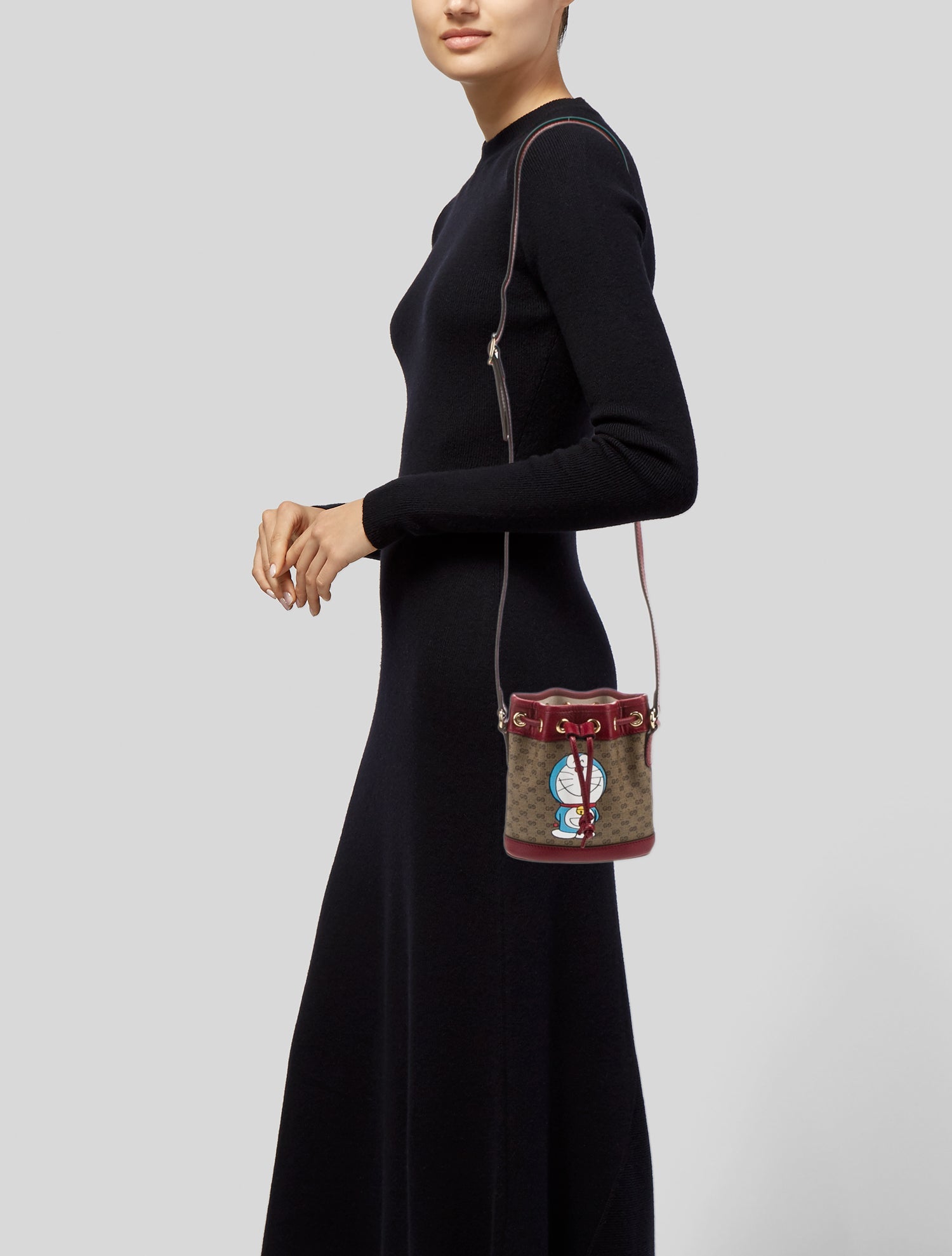 Gucci x Doraemon Candy GG Mini Bucket Bag