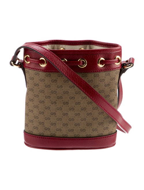 Gucci x Doraemon Candy GG Leather-Trimmed Bucket Bag