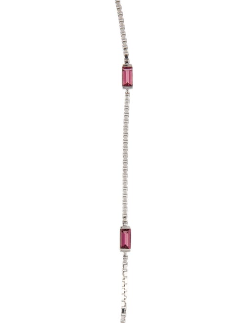 Gucci 18K Tourmaline Link to Love Station Necklace