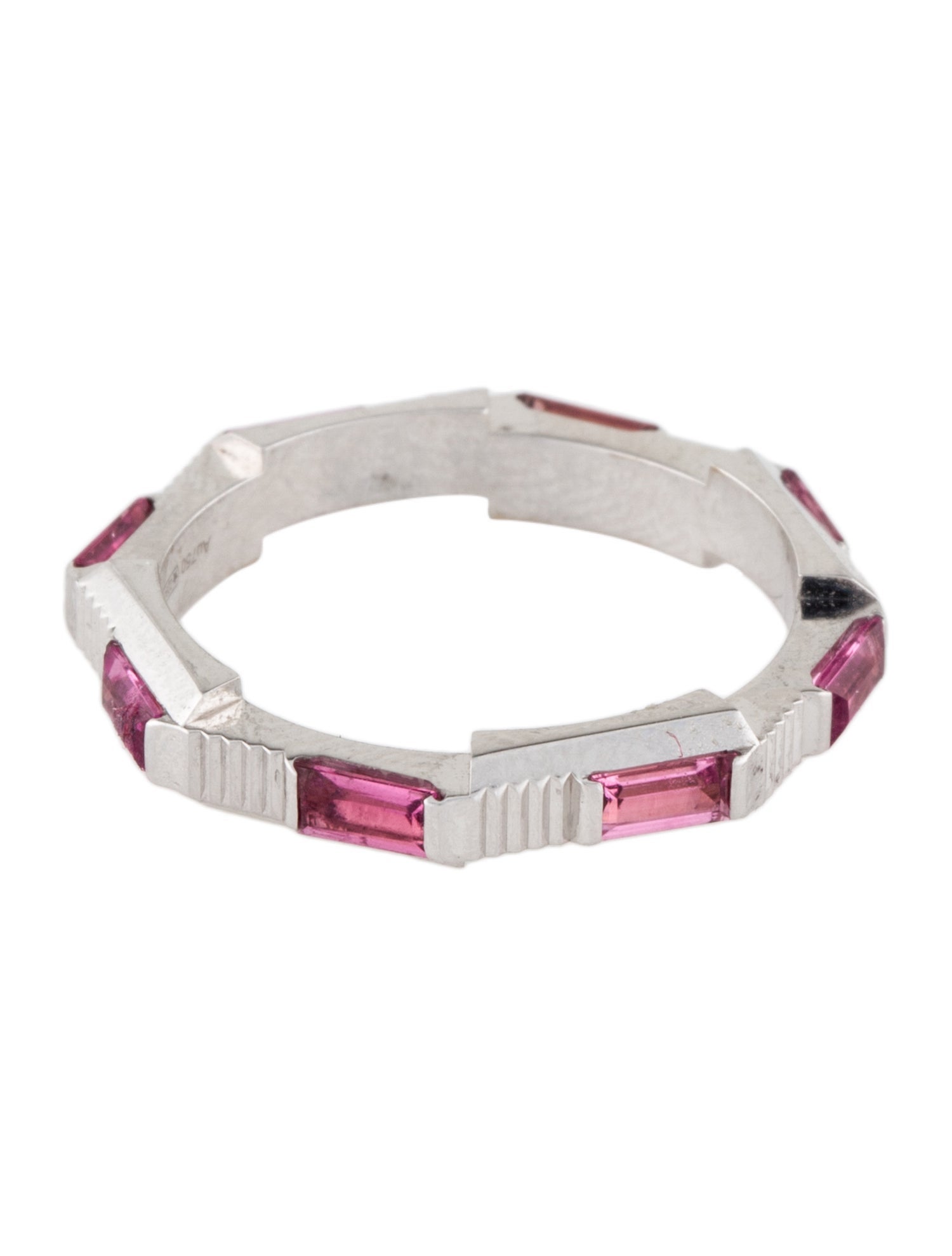 Gucci 18K Rubellite Link To Love Ring