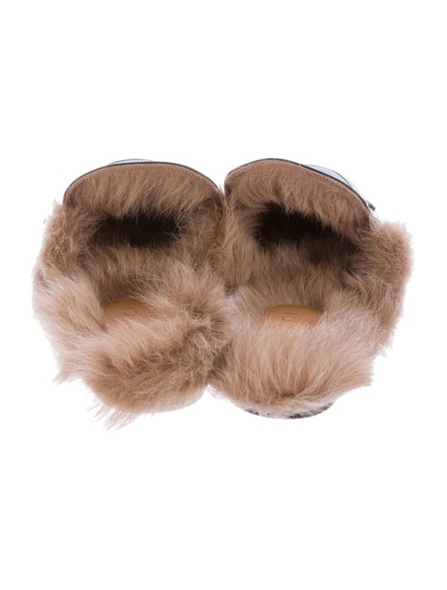 Gucci 2017 Fur-Trimmed Princetown Slippers