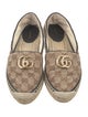 Gucci Double G Logo Canvas Espadrilles