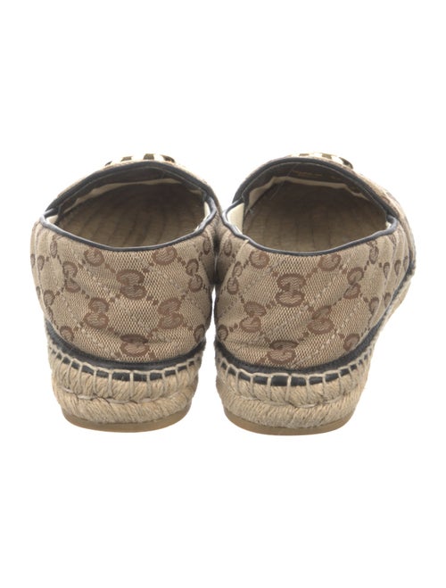 Gucci Double G Logo Canvas Espadrilles