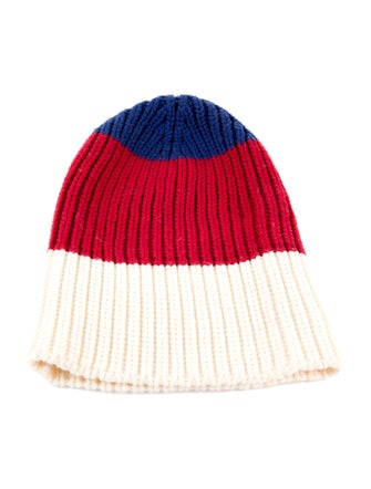 Gucci Embroidered Wool Knit Beanie