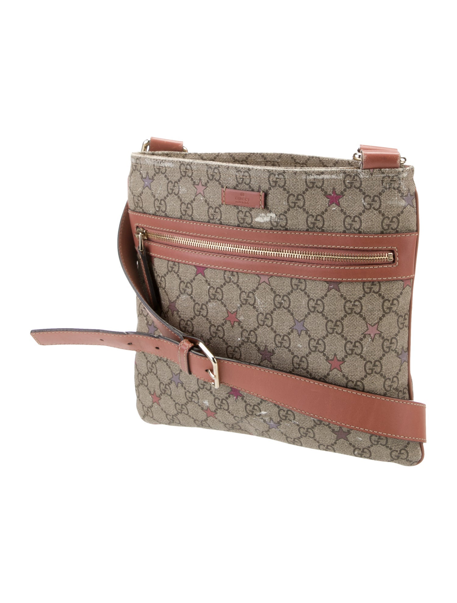 Gucci GG Supreme Stars Crossbody Bag