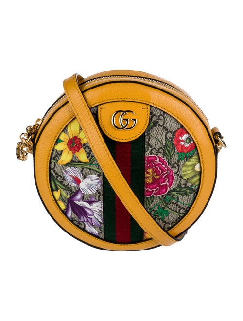 Gucci Mini Ophidia Round Crossbody Bag