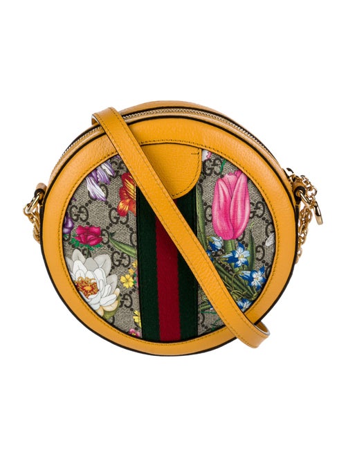 Gucci Mini Ophidia Round Crossbody Bag