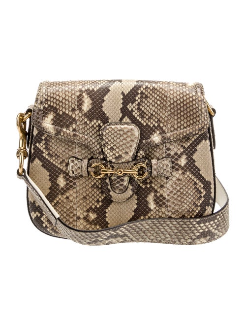 Gucci Python Medium Lady Web Crossbody Bag