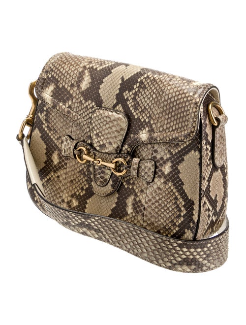 Gucci Python Medium Lady Web Crossbody Bag