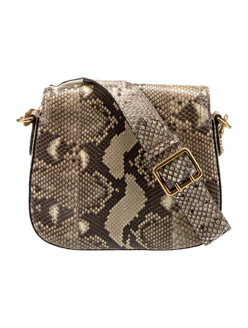 Gucci Python Medium Lady Web Crossbody Bag