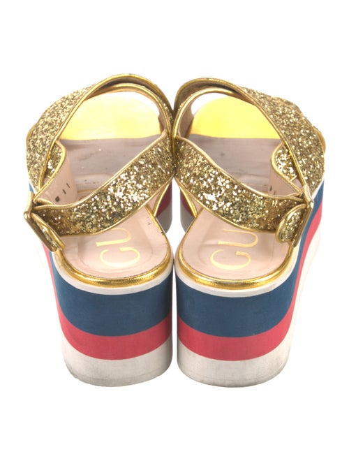 Gucci Sylvie Web Accent Sandals