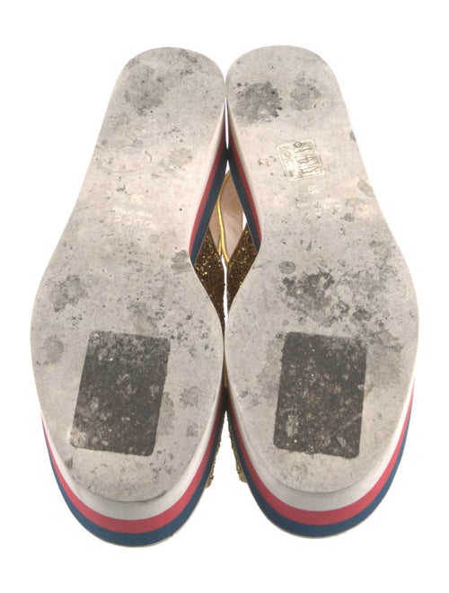 Gucci Sylvie Web Accent Sandals