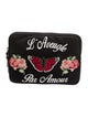 Gucci "L'Aveugle Par Amour' Nylon Embroirdered Pouch