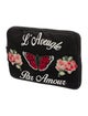 Gucci "L'Aveugle Par Amour' Nylon Embroirdered Pouch