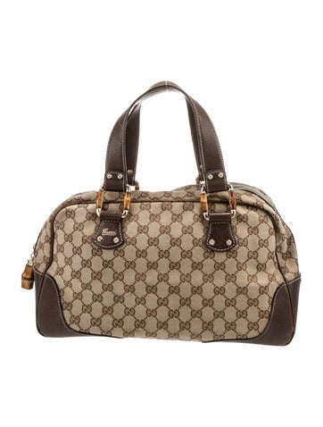 Gucci Handle Bags GG Canvas Bag