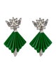 Gucci Fashion Show Resin & Crystal Clip-On Drop Earrings