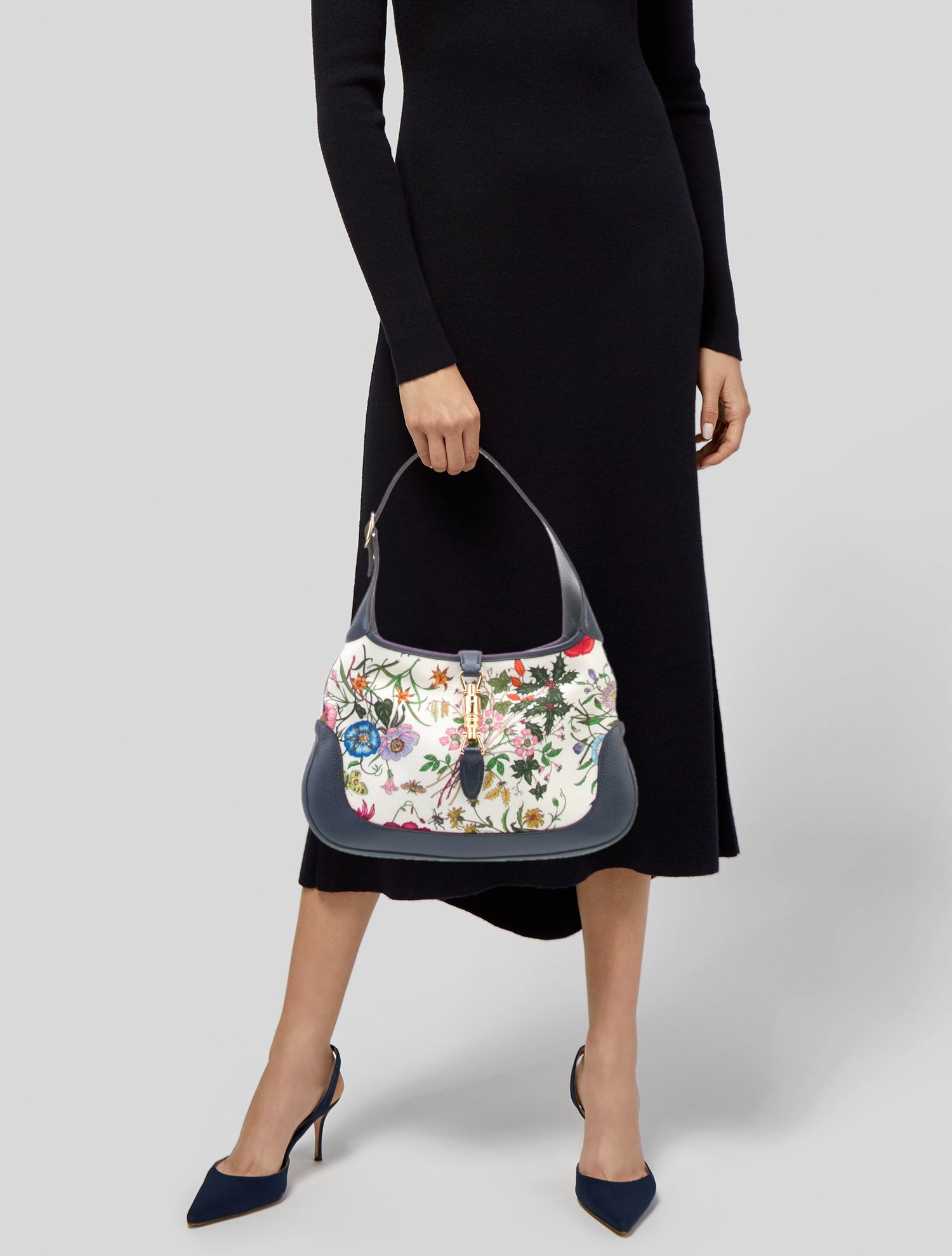 Gucci Medium Flora Jackie Hobo