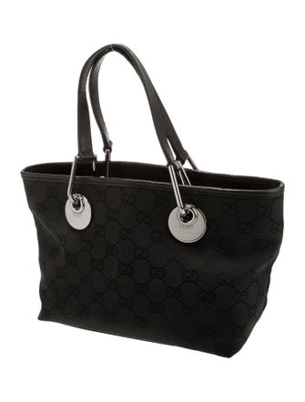 Gucci GG Canvas Eclipse Handle Bag