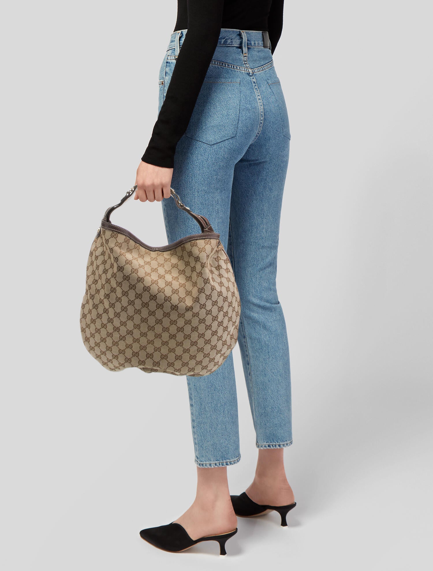 Gucci GG Canvas Wave Hobo
