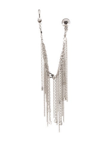 Gucci Clip-On Logo Charm Earring W/ Lip Cuff