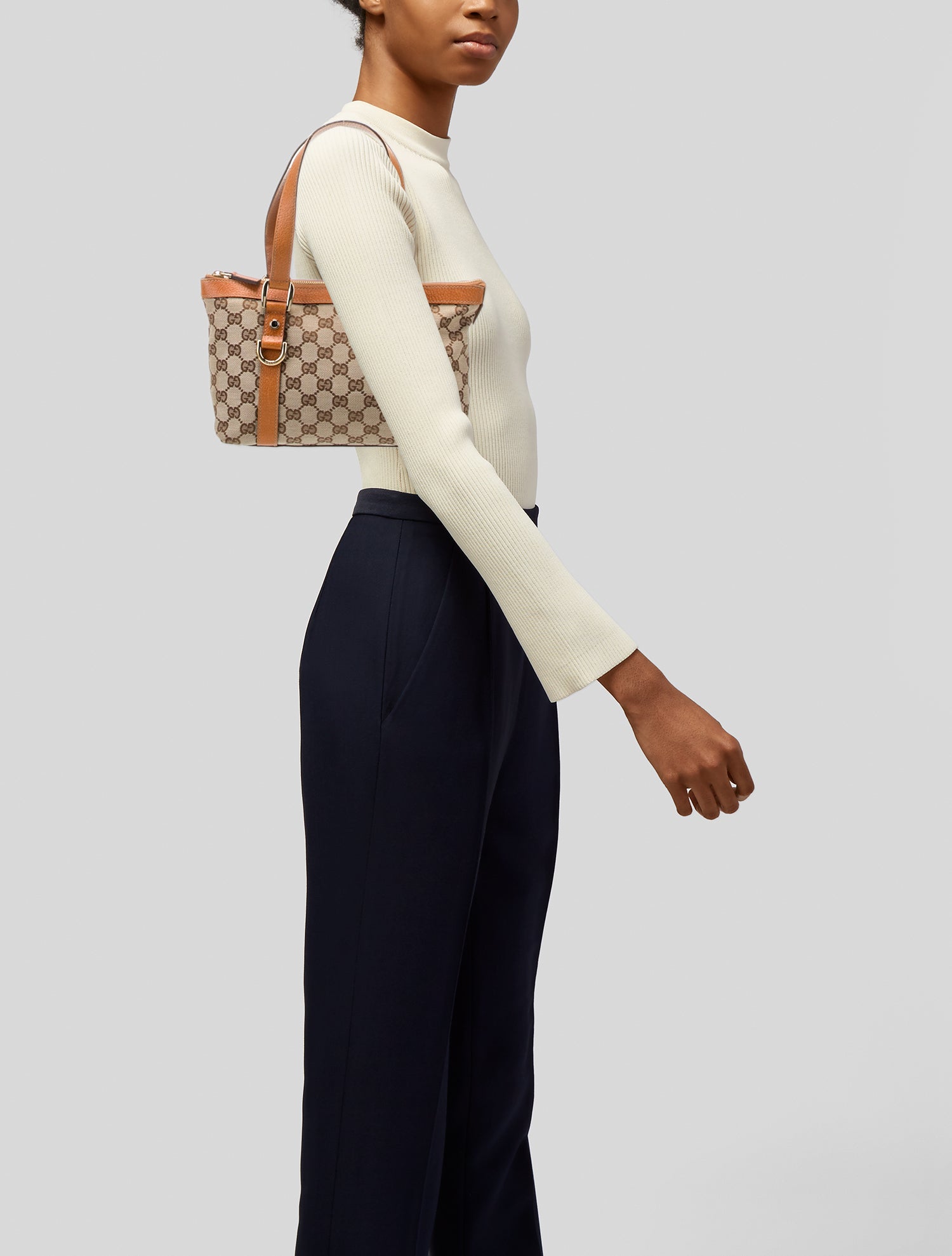 Gucci GG Canvas Shoulder Bag