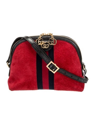 Gucci Shoulder Bags Suede Small Ophidia Dome Bag
