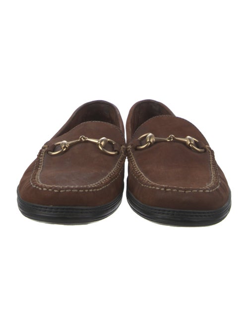 Gucci Horsebit Accent Suede Drivers