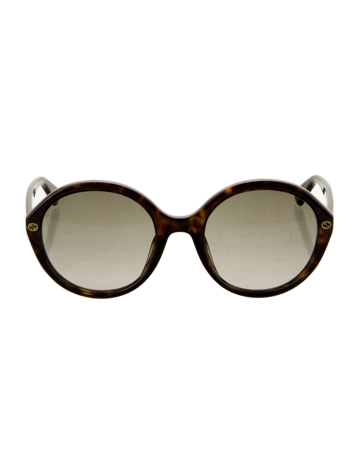 Gucci Interlocking G Logo Round Sunglasses