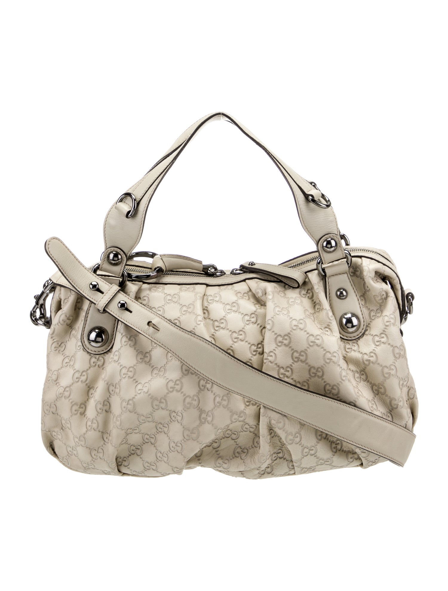 Gucci GG Signature Icon Bit Handle Bag