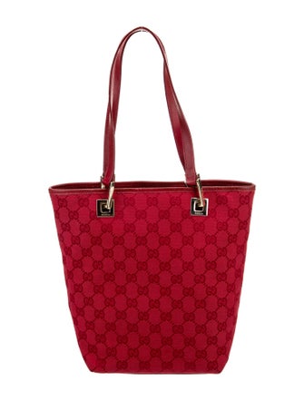 Gucci GG Canvas Small Bucket Tote