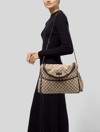 Gucci GG Canvas Diaper Bag