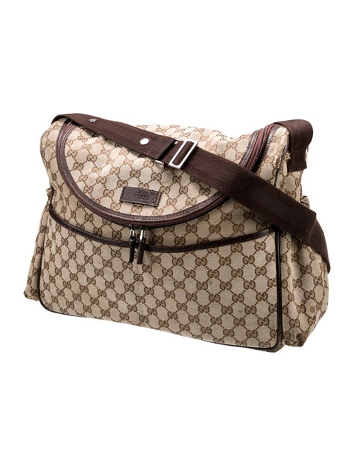 Gucci GG Canvas Diaper Bag