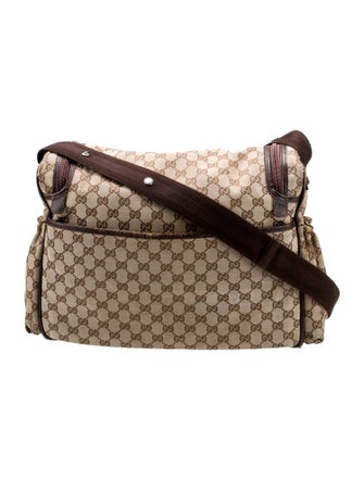 Gucci GG Canvas Diaper Bag