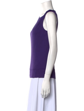 Gucci Bateau Neckline Sleeveless Top