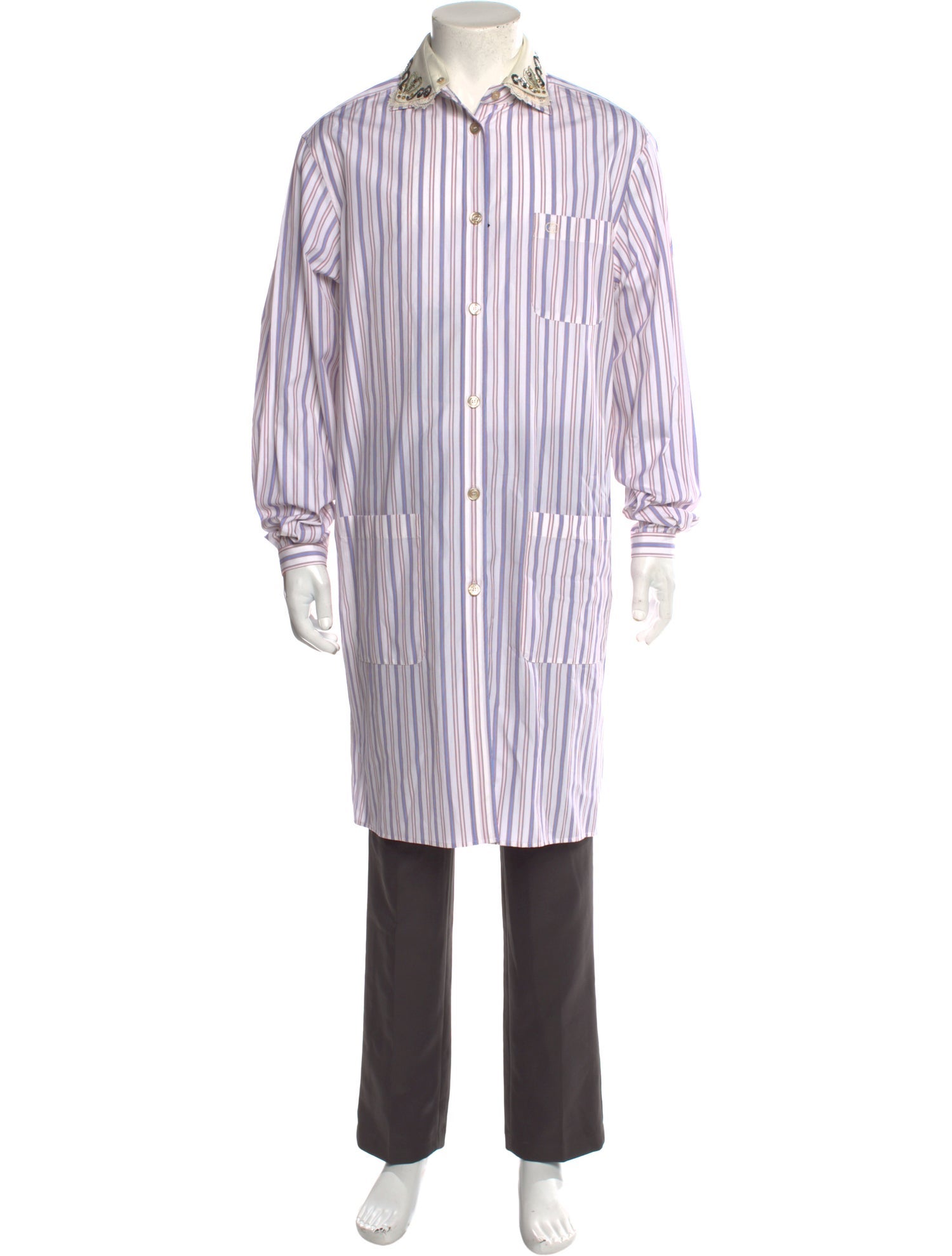 Gucci Striped Long Sleeve Shirt