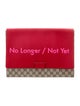 Gucci GG Supreme "No Longer Not Yet" Large Clutch