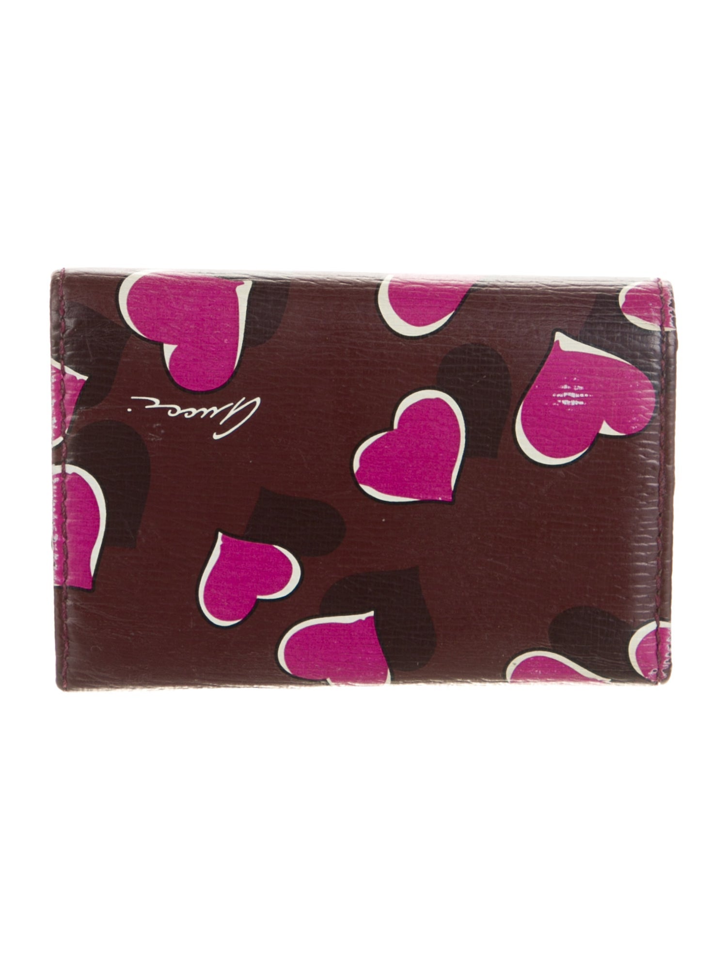 Gucci Leather Printed Pouch