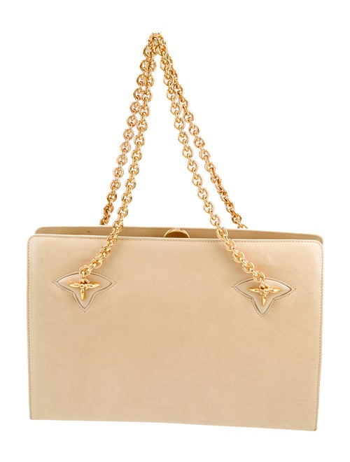 Gucci Leather Chain-link handle Bag