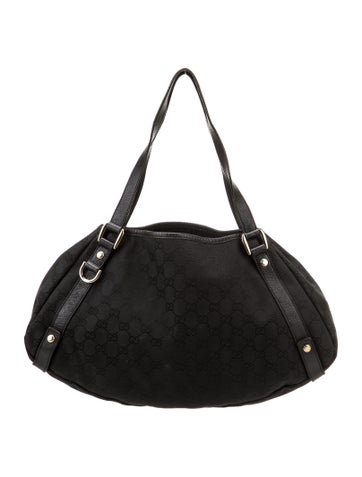 GUCCI Shoulder Bags GG Canvas Medium Abbey Bag