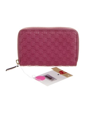 Gucci Wallets Micro GG Monogram Leather Continental Wallet
