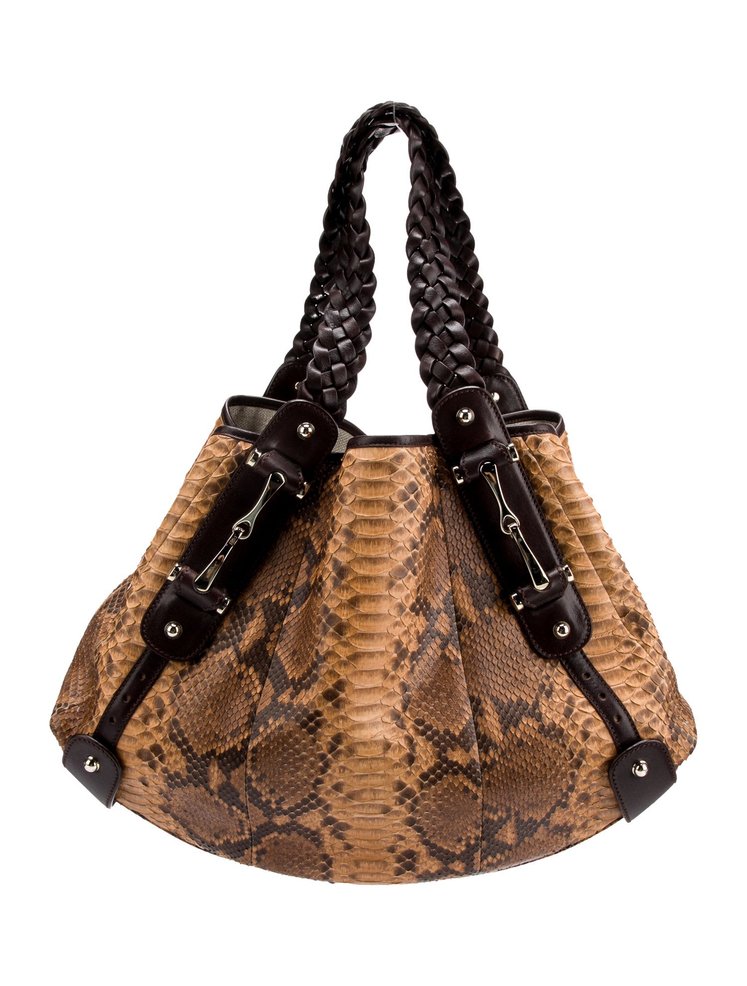 Gucci Medium Python Pelham Hobo