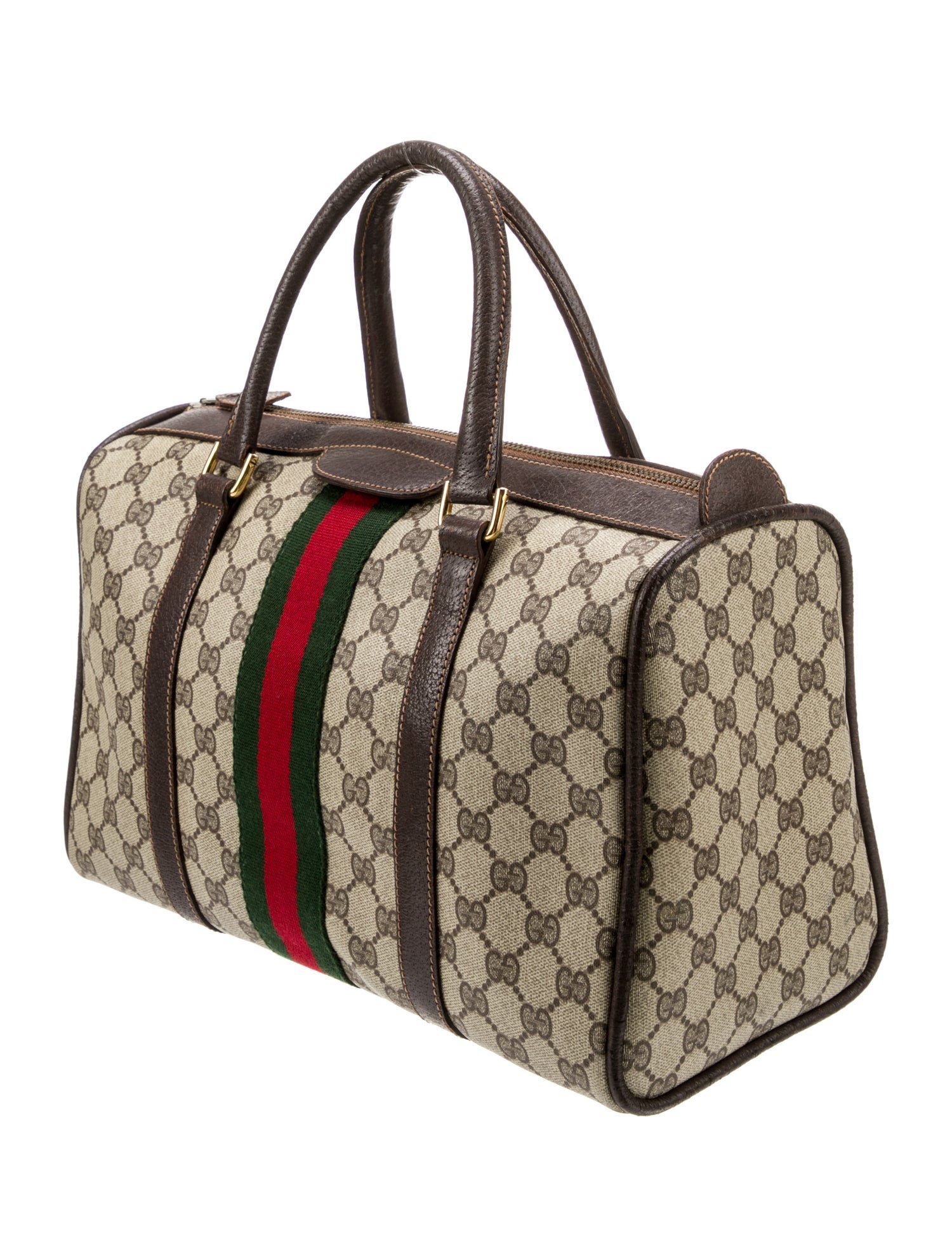 Gucci GG Plus Web Boston Bag