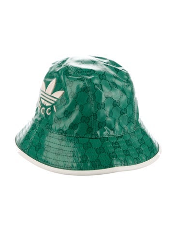 Gucci x Adidas Hats GG Crystal Bucket Hat