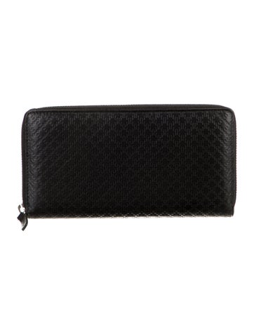 Gucci Wallets Diamante Print Leather Continental Wallet