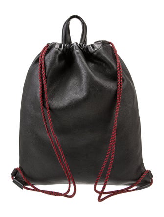 Gucci Logo Drawstring Backpack